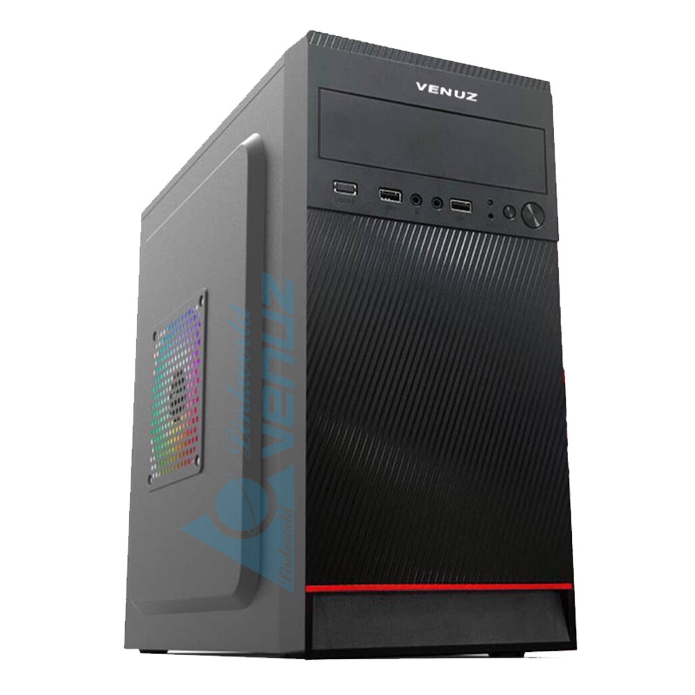 เคสคอมพิวเตอร์ M-ATX VENUZ รุ่น VC-1701 / 1702 / 1703 / 1704 / 1705 พร้อมช่องอ่าน CD/DVD มีประกัน