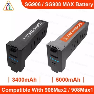 ZLL SG906 Max2 SG908 Max Drone 7.6V 3400 / 5000 Mah Lipo แบตเตอรี่สูงสุด26 30นาทีเที่ยวบินเวลา Original SG906 Pro Drone