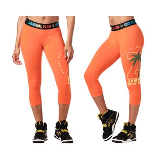 Zumba Original Flow Capri Leggings (กางเกงเลคกิ้งออกกำลังกายซุมบ้าและโยคะ)