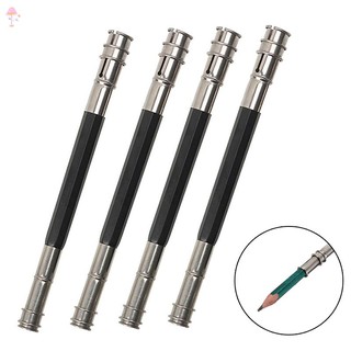 LL 4pcs Adjustable Dual Head Pencil Extender Holder Sketch School Office Art Write Tool @MY