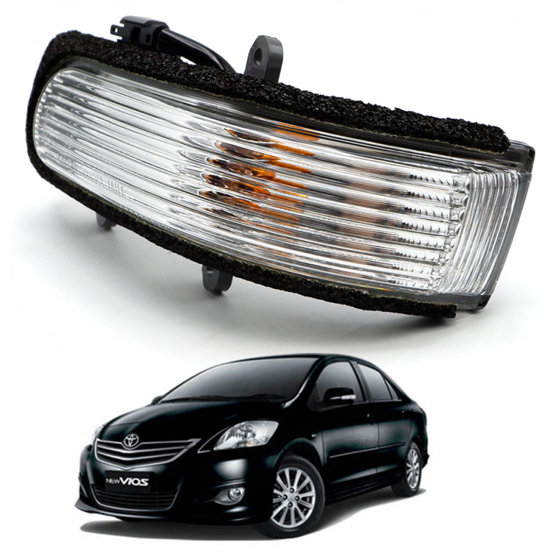 ไฟเลี้ยว มุมกระจก ขวา พร้อมหลอดไฟ แท้ Lh Vios'07,Altis'08,Yaris'06 Toyota 2006 - 2012