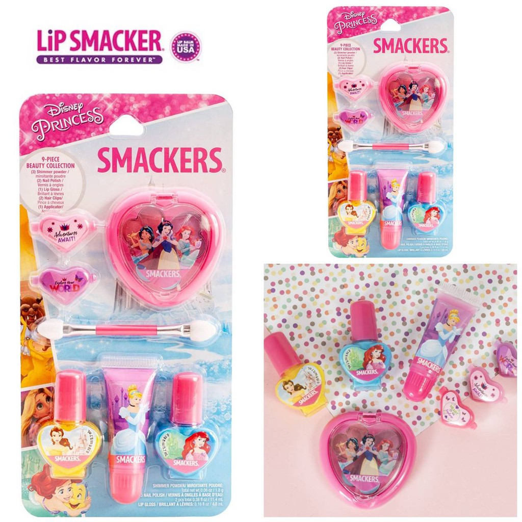 ของแท้💯 Lip Smackers Color Collection - Disney เครื่องสำอางค์เด็ก ปลอดสารพิษ ลายเจ้าหญิง