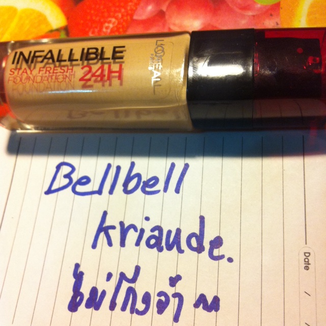 รองพื้นตัวดัง l'oreal Infallible