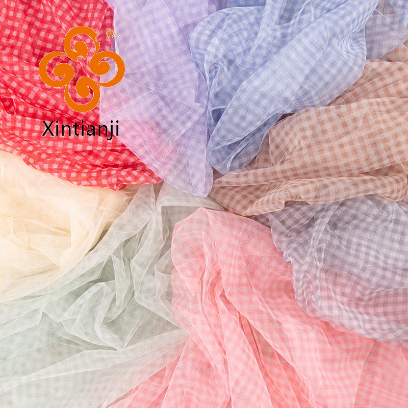 ตรวจสอบผ้าลูกไม้โปร่งใสผ้า ที พวกคุณ ผ้าตาข่าย ทําเอง วัสดุเย็บผ้าตกแต่งงานแต่งงานคริสต์มาสอุปกรณ์เหตุการณ์ 45*135 ซม ทีเจ1178