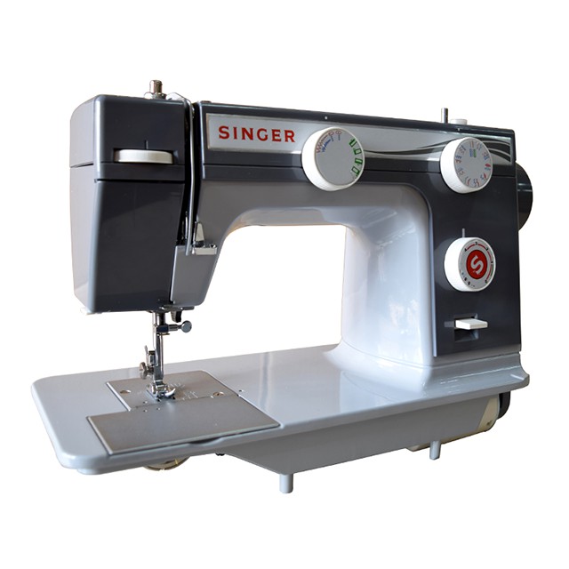 Singer 984 จักรเย็บผ้าเหล็กกึ่งพกพา โต๊ะและขาที่สมบูรณ์ ...