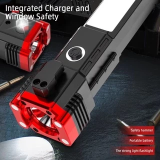 ไฟฉาย USB ชาร์จได้4โหมด,ไฟฉายพกพาน้ำหนักเบาแข็งแรงไฟฉายพลังสูงใช้กลางแจ้งกันน้ำได้ไฟ LED รุ่น ไฟฉาย-007