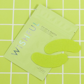 พร้อมส่ง ของแท้ WISHFUL Eye Lift &amp; Contour Double Peptiide Hydrogel Masks