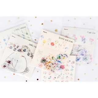 Sticker Colorful - สติ๊กเกอร์ สีสันสดใส 40-80ชิ้น เราชอบsticker