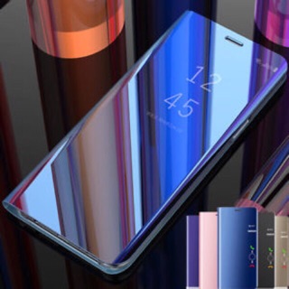 เคส Galaxy S8 Plus ฝาใส ผิวกระจก Flip Clear View Cover ตั้งได้