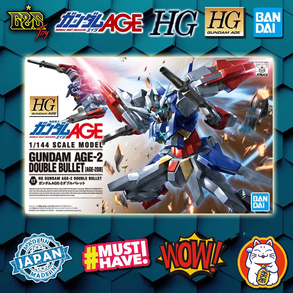 HG : 1/144 Gundam AGE-2 Double Bullet จาก Gundam AGE