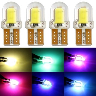 หลอดไฟ T10 W5  LED COB ไฟติดรถยนต์ 12v  4 ชิ้น