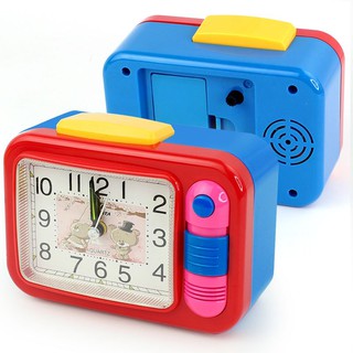  Alarm Clock นาฬิกาตั้งโต๊ะ นาฬิกาปลุก สีสันสดใส นาฬิกาปลุกดังๆ (คละสี) รุ่น colourful-alarm-clock-table-00F-Song