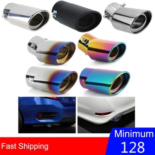 ปลายท่อ ไทเทเนียม ท่อรถ สแตนเลส​ ปลายท่อไอเสียรถยนต์  Universal Car Exhaust Muffler Tip Round Stainless Steel