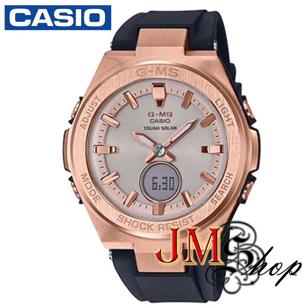 Casio Baby-g G-MS นาฬิกาข้อมือผู้หญิง สายเรซิ่น รุ่น MSG-S200G-1ADR (สีดำ)