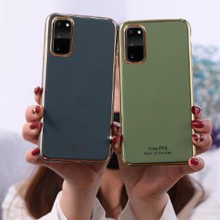 Case Samsung Galaxy S20 Ultra S20 Plus S20+ A51 Note 10 Plus S10 Plus S10e S9 Plus Note 9 A70 A50 A50S A30S A10 Electroplating Fruit Green Silicone Protective Case Cover