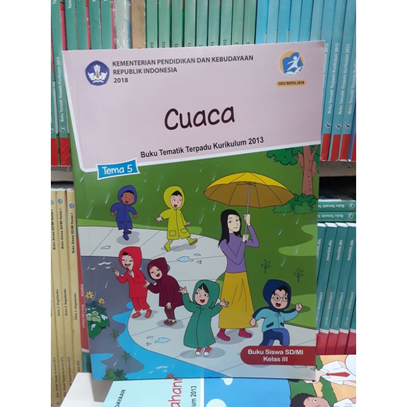 หนังสือนักเรียนประถมชั้นประถมศึกษาปีที่ 3 ธีม 5 cuaca Diknas