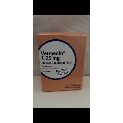 Vetmedin 1.25 mg exp 17/6/2022