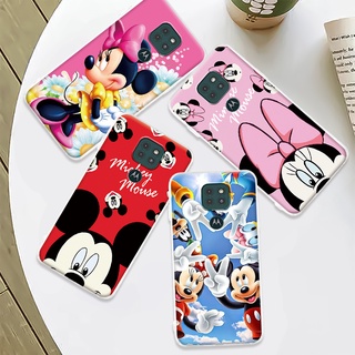 เคสโทรศัพท์มือถือ Tpu แบบยืดหยุ่น ลายการ์ตูนมิกกี้ มินนี่ สําหรับ Motorola Moto G9 G9 Play