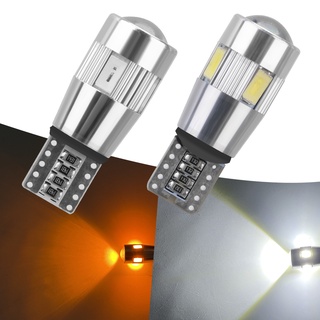 หลอดไฟสัญญาณ 5630 6Smd T10 W5W Led 5W5 Led Bulb Canbus 12V 6000K สําหรับรถยนต์ 2 ชิ้น