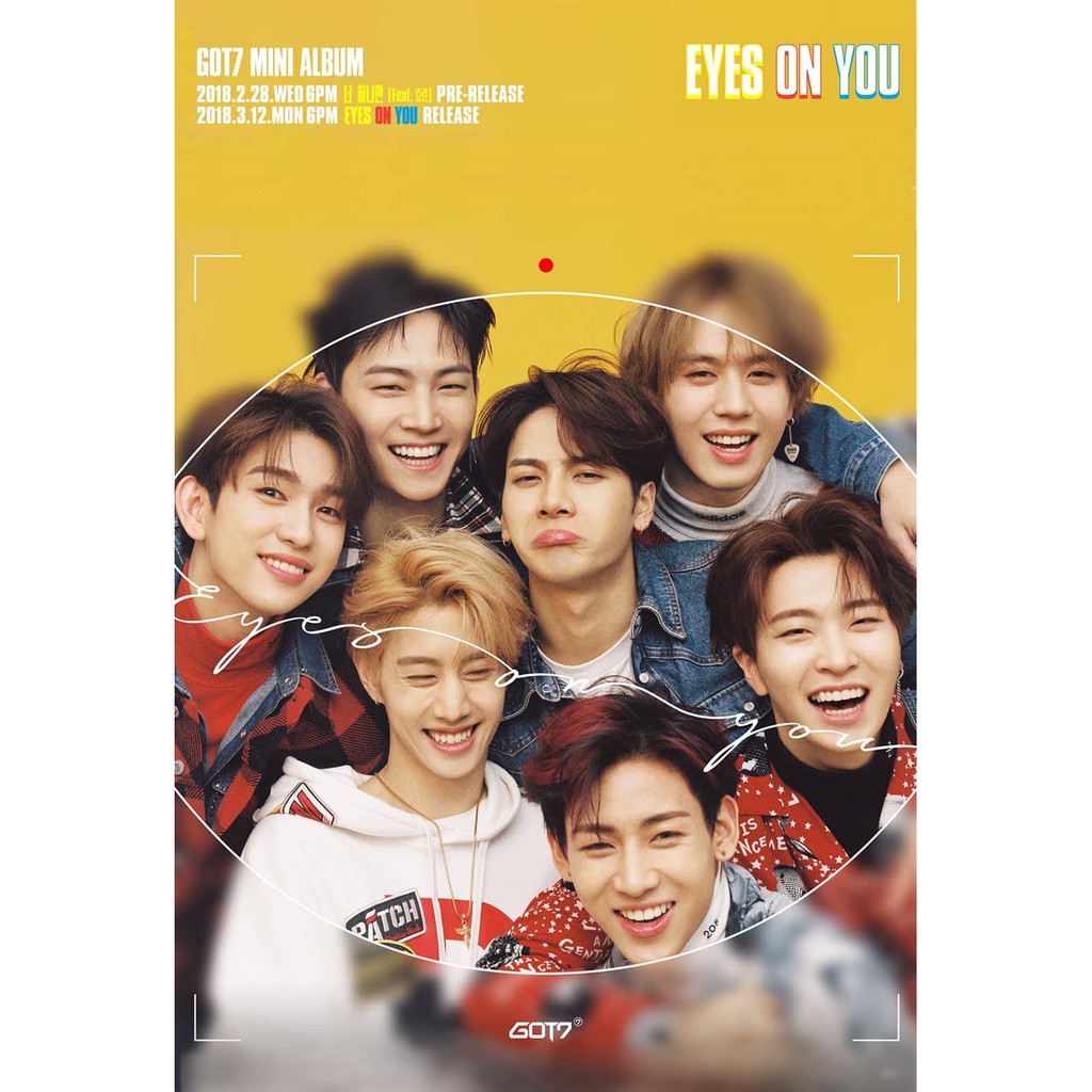 โปสเตอร์ อาบมัน รูปถ่าย บอยแบนด์ เกาหลี GOT7 갓세븐 POSTER 14.4"x21" Inch Korea Boy Band K-pop Hip Hop R&B v10