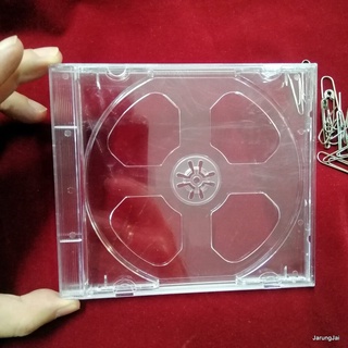 กล่องเปล่า CD ใส่ 1 แผ่น ขาว ใส