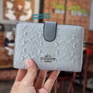 COACH F25937 MEDIUM CORNER ZIP WALLET แท้💯% COACH FACTORY