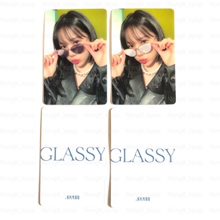 การ์ดยูริ Lenticular Photocard GLASSY Album - Jo Yuri โจยูริ | พร้อมส่ง