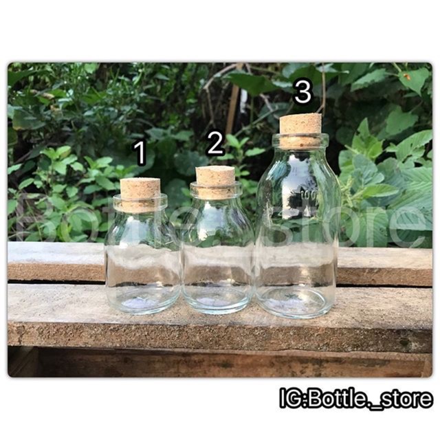 ขวดแก้ว ฝาก๊อก S M L – โปรปัง