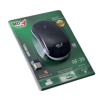 Wireless Mouse Black MD Tech RF-39