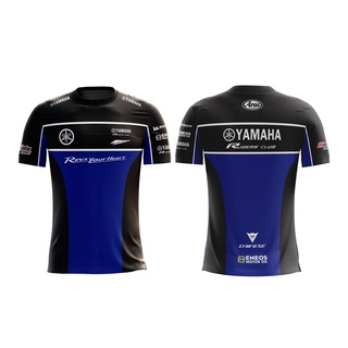 MOTOSHIRT YAMAHA YA-B04-20 เสื้อขี่มอเตอร์ไซต์ MOTOGP เสื้อคอกลมแขนสั้น