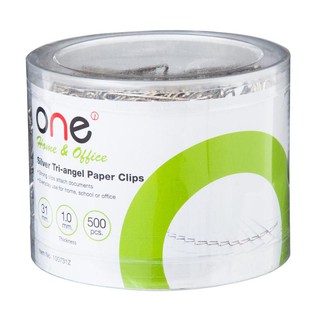 ลวดเสียบกระดาษเหลี่ยม 31มม. เงิน ONE 100731Z/Square Wire 31 mm. Silver, ONE 100731Z