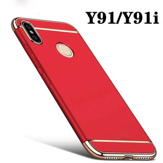 Case Vivo Y91i เคสวีโว้ ประกบหัวท้าย เคสประกบ3ชิ้น เคสกันกระแทก สวยและบางมาก ส่งจากไทย