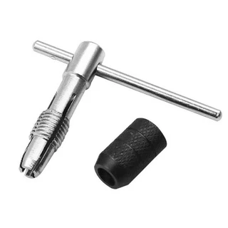 【ลดสุดใจ 】9 ชิ้น/เซ็ตสกรูก๊อกและประแจรูปตัว Tap Wrench Set T และดอกสว่านเกลียวเกลียวแตะชุดเครื่องมือมือ