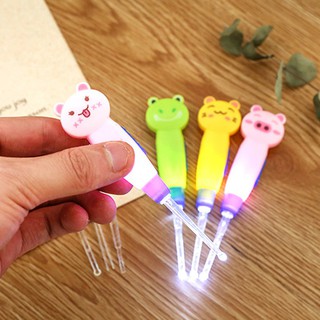 ⚡OTWN⚡ ที่แคะหูมีไฟ LED การ์ตูนสุดน่ารัก