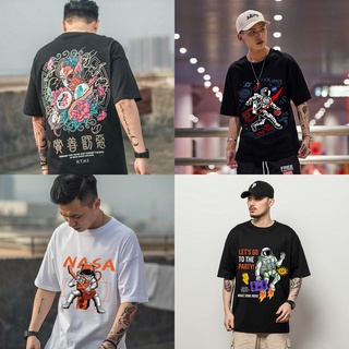 เสื้อทหาร - (M/L/XL)เสื้อยืดขนาดใหญ่สําหรับผู้ชายสําหรับผู้หญิงNASAพิมพ์กราฟิกbajuเสื้อยืดlelaki