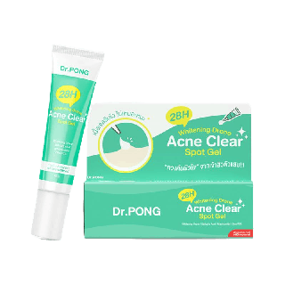 Dr.PONG 28H Whitening drone acne clear spot gel เจลแต้มสิว Niacinamide ZincPCA BHA ทดสอบ clinical efficacy ในคนจริง