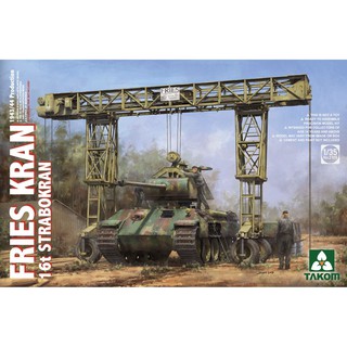 พลาสติก โมเดล ประกอบ TAKOM สเกล 1/35 Fries Kran 16t Strabokran 1943/1944 Production