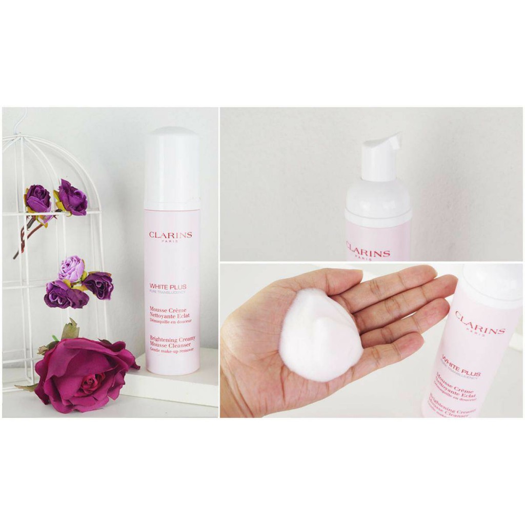 clarins brightening creamy mousse cleanser