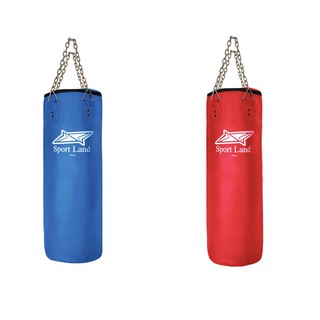 Sportland Collection กระสอบหนัง SPL PunchingBag PU1Lining ขนาด 40x100cm. รุ่น SP095 BL / SP095 RD (2000)