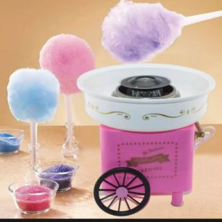 เครื่องทำสายไหม​เล็กกระทัดรัด cotton candy maker สามารถทำจากน้ำตาลหรือลูกอมได้รับฟรีของ​สมนาคุณ​ทุกคำสั่งซื้อ​