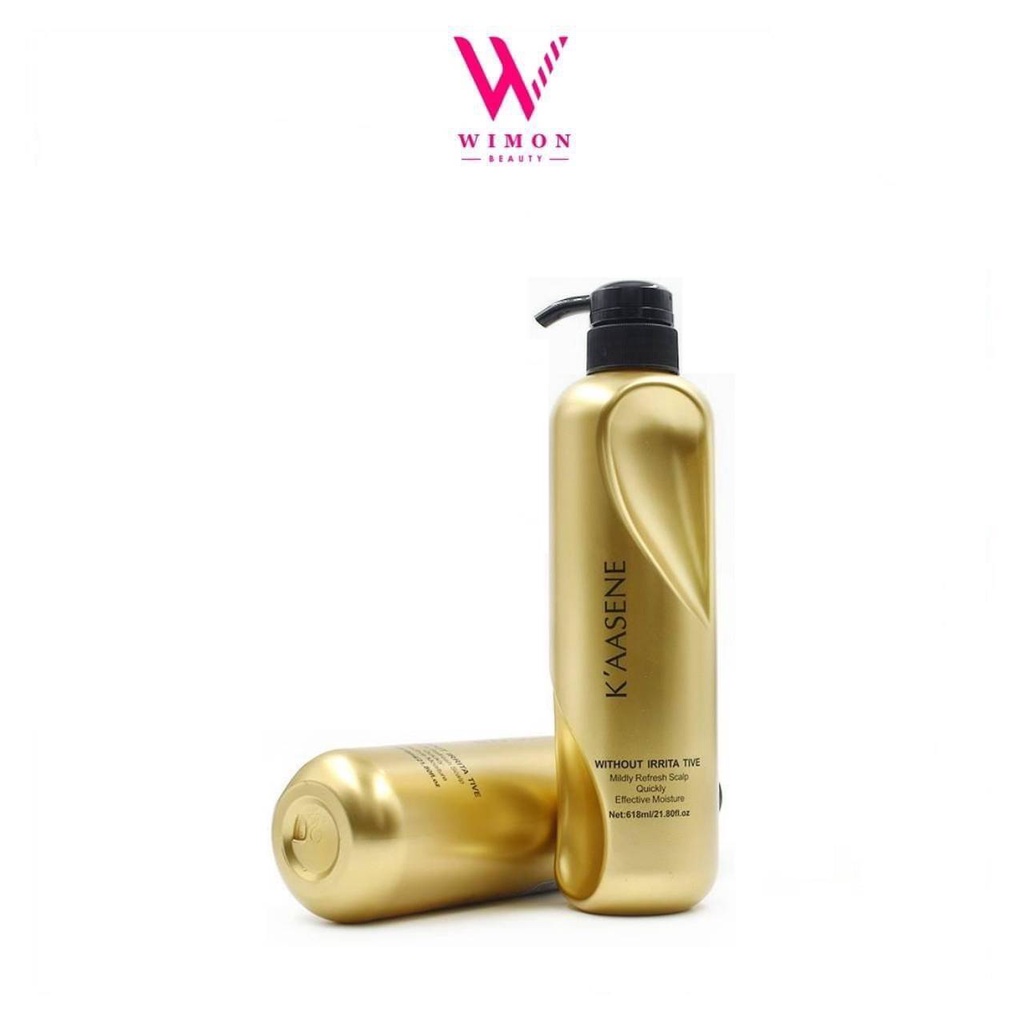 K'aasene Keratin Argan Oil  Shampoo / Hair Mask 618 ml. คาซินี เคราติน อาร์แกน ออยล์เคลือบแก้ว