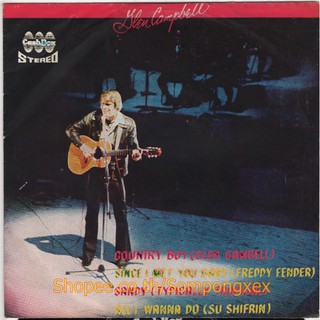 แผ่นเสียง 7 นิ้ว เพลงสากล ไวนิล 7"  ยุค 60-70 TYPICALLY TROPICAL/ SU SHIFRIN/ GLEN CAMPBELL/ FREDDY FENDER Thailand EP