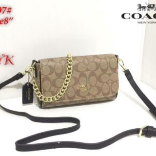 กระเป๋าสะพาย coach ขนาด 8 นิ้ว กระเป๋า crossbody โค้ช