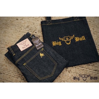 BIG BULL DENIM - รุ่น Classic ทรงกระบอกเล็ก 16 oz สินค้าแบรนด์ไทยของแท้