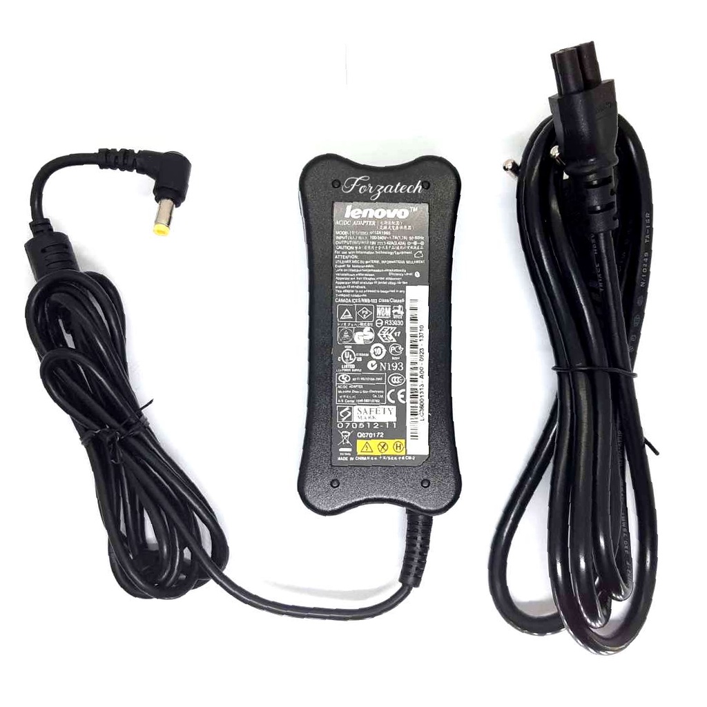 อะแดปเตอร์แล็ปท็อป Lenovo 19v-3.22a 5.5*2.5mm Fit IdeaPad Y710/ Y710-4054 รูปทรงกระดูก - ใหม่