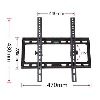 igootech ขาแขวนทีวี ขนาด 26"-60" นิ้ว ปรับก้ม-เงยได้ LED LCD Tilting Wall Mount 26" - 60"นิ้ว (Black) 55นิ้ว ขาแขวนทีวี