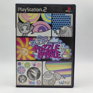 SUPER PUZZLE BOBBLE แผ่นแท้ PlayStation 2 PS2 แผ่นสภาพดี เล่นได้ ปกติ