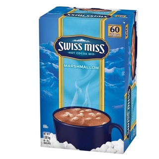 Swiss Miss Milk Chocolate with Marshmallow Hot Cocoa Mix สวิส มิส มิลล์ช็อคโกแลต ผสม มาร์ชเมลโล่ สุดคุ้ม ขนาด1.68kg.60 ซ