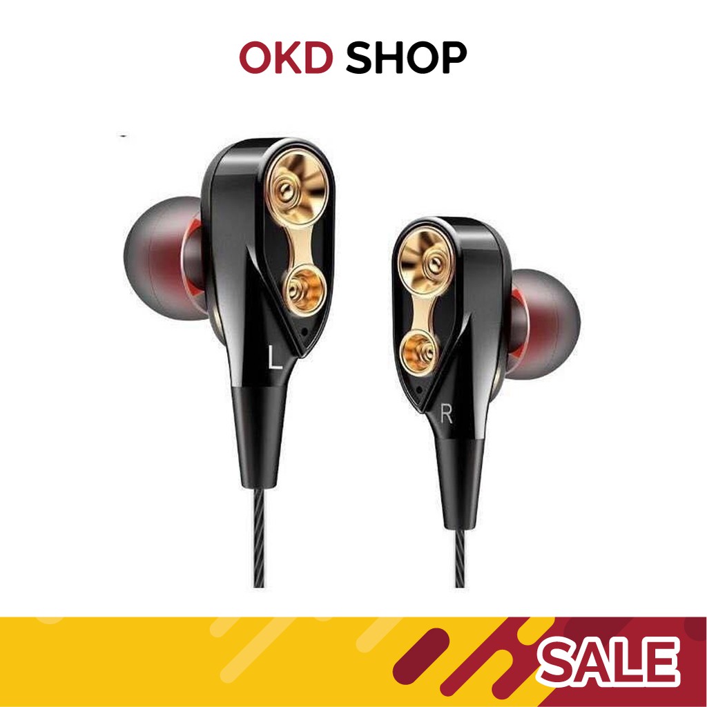 QKZ CK8 หูฟัง อินเอียร์ 2 Dynamic Driver มี ไมโครโฟน เบสแยกเสียงได้ดี ชัดเจน เบสหนัก อิมแพคแน่น จัดจ