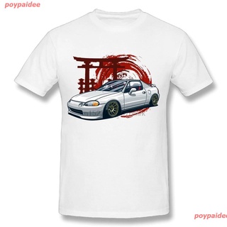 เสื้อวันพีช poypaidee 2021 เสื้อยืดลายกราฟฟิกยอดนิยมสําหรับผู้ชาย Civic Crx Gtr เสื้อยืดผ้าฝ้าย